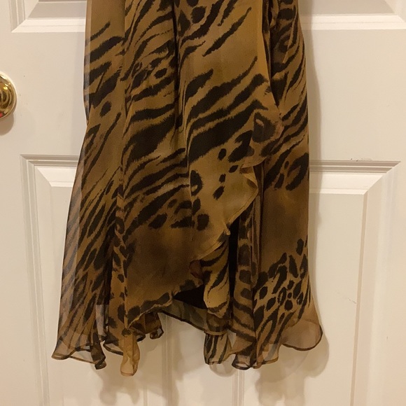 I.C.E Animal Print Wrap Dress. size8 - Picture 2 of 5